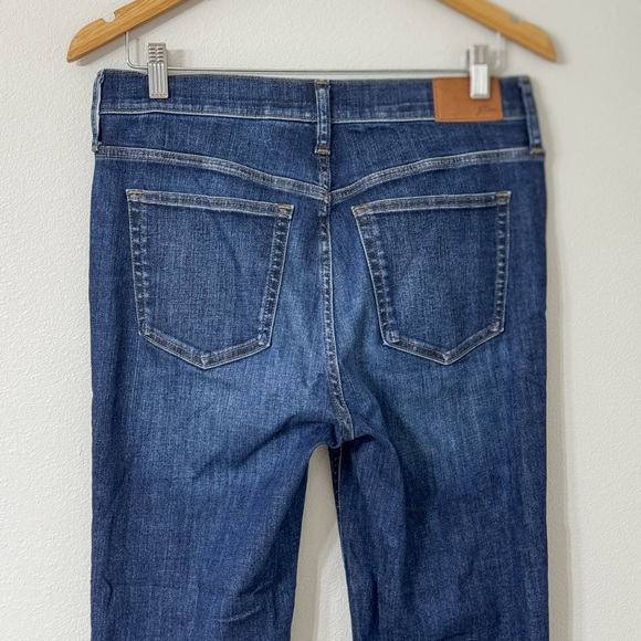 J.Crew Billie Demi Boot Crop Jeans Wms Size 29 High Rise Button Fly Medium Wash - Picture 4 of 10